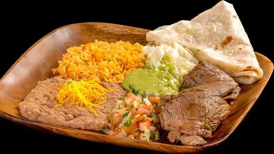 9. Carne Asada Plate (Steak)