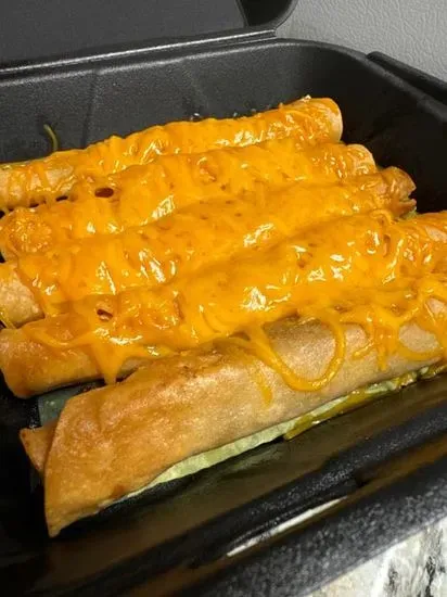 5 Rolled Tacos W/ Cheese