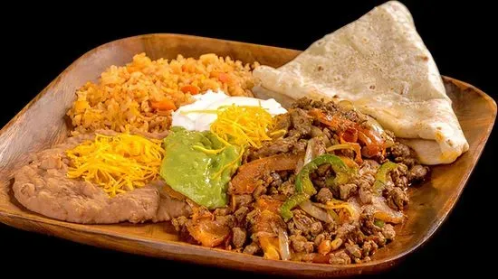 4. Fajitas (Steak or Chicken)