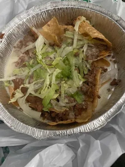 Beef & Beans Nachos