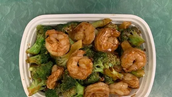 C37. Shrimp with Broccoli