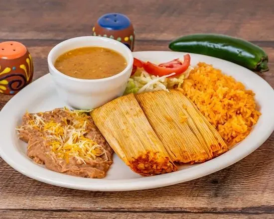 Tamales plate 