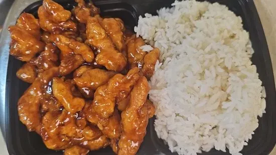 80. Orange Chicken (hot & spicy)