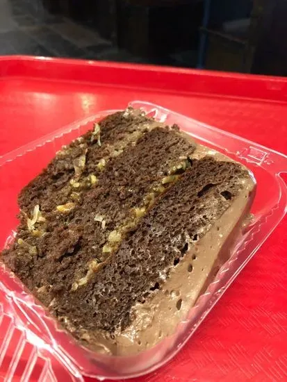 German Chocolate Cake Slice