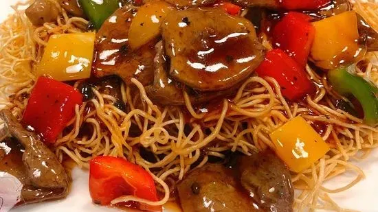 107. Beef Pan Fried Noodles