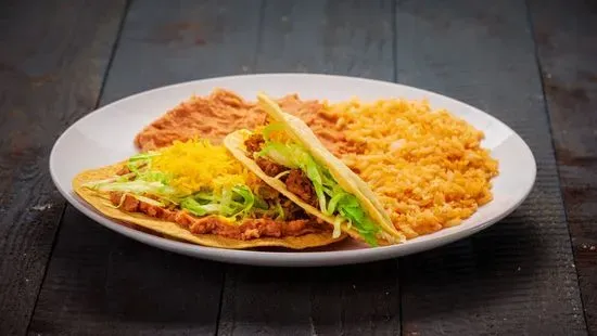 #1 Tostada and Taco