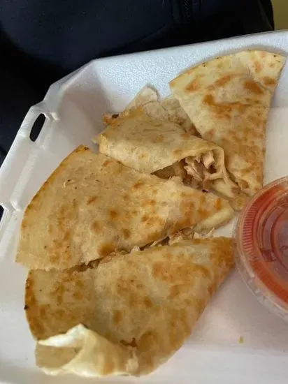 Cheese Quesadilla with Grilled Chicken