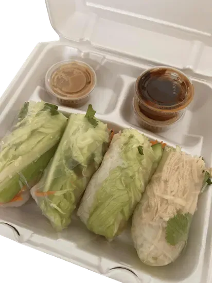 Chicken spring rolls 