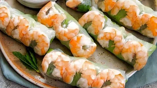 Shrimp spring rolls