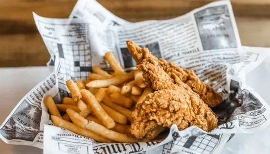 Fried Flounder Basket(3)