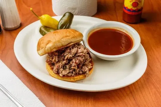 Chopped Brisket Sandwich