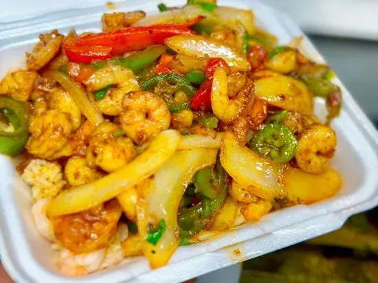 Spicy Gulf Shrimp fried rice