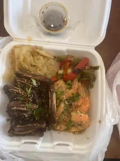 Beef & Shrimp Plate