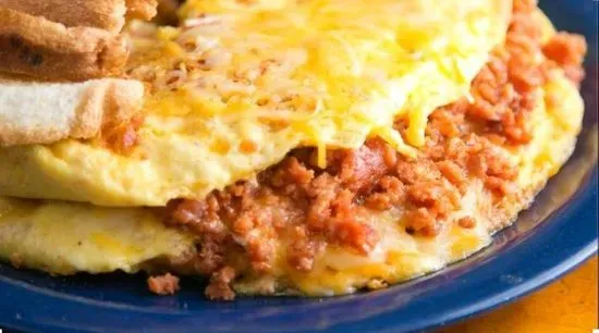 Chourico Hash Omelet