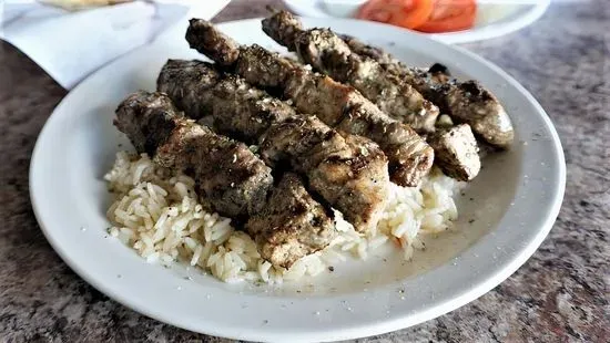 5 Skewers Ke-Bob Plate Dinner