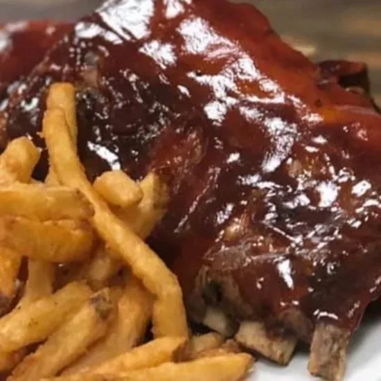 - Baby Back Ribs-Half Slab -