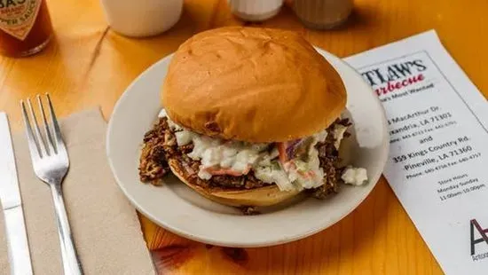 Memphis Style Pork Sandwich