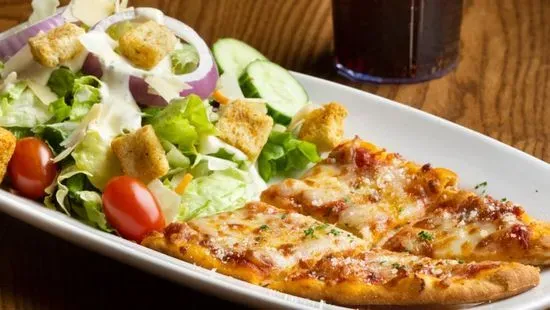 Cheese Flatbread & Salad Combo