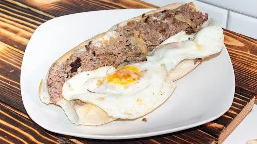 Steak Egg And Cheese On A Grilled Roll (Express)