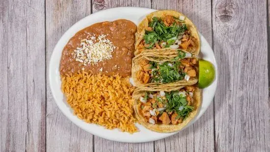 Tacos de Lengua / Beef Tongue Taco Dinner