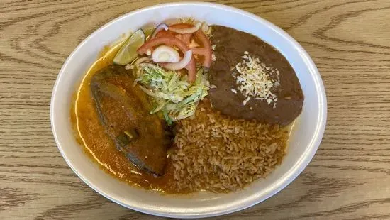 Chile Relleno (1) / Cheese-stuffed Poblano Pepper (1)