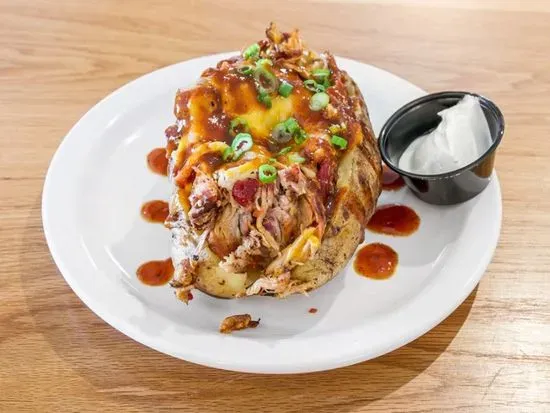 Loaded BBQ Baked Potato