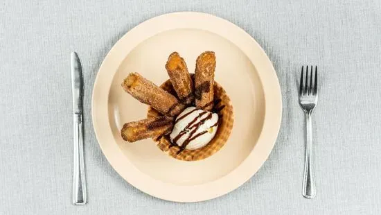 Churros with icecream