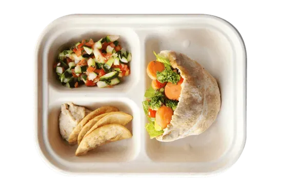 build your own - kids pita tray