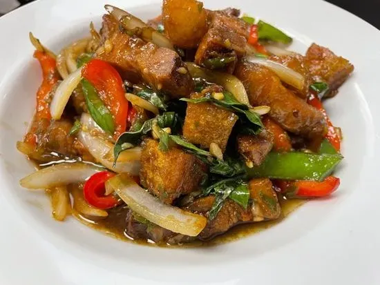 (D) Crispy Pork Basil