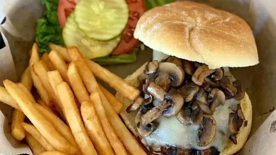 Mushroom & Swiss Burger