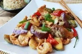 Chicken with Eggplant