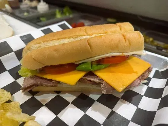 Roast Beef and Cheddar Sandwich