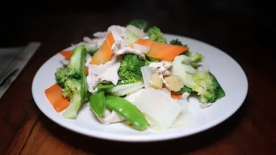 Steamed Chicken with Mixed Vegetables