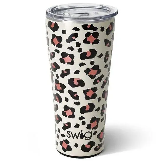 Swig Life 32 Oz. Tumbler, Multicolor - Luxy Leopard