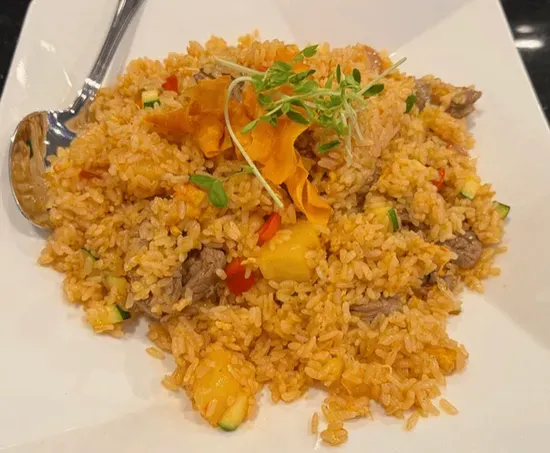 Pineapple Fried Rice with Beef