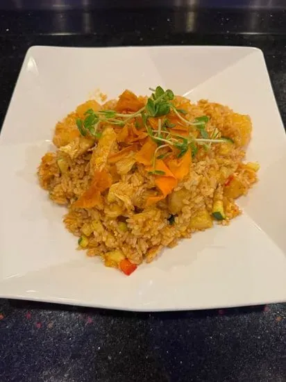 Pineapple Fried Rice with Chicken