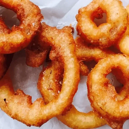 Beer Battered Onion Rings with Ranch