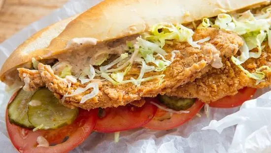 Fried Fillet of Fish with Cheese Sub (6" Half)