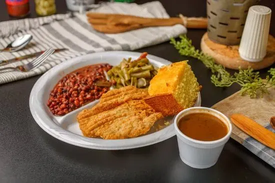 Chicken Fried Steak Plate Lunch