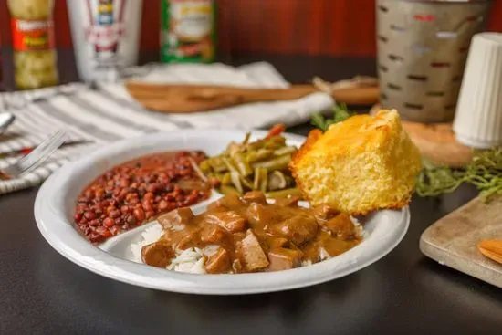 Beef Tips Plate Lunch