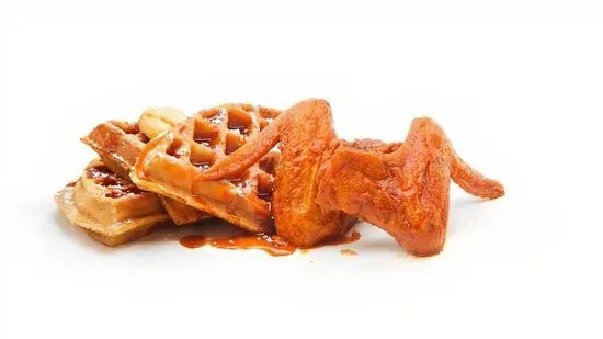 2 Big Wings & Waffles