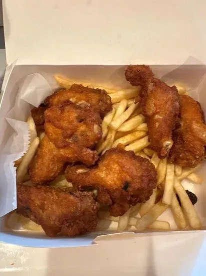 55. 6 Pieces & Fries