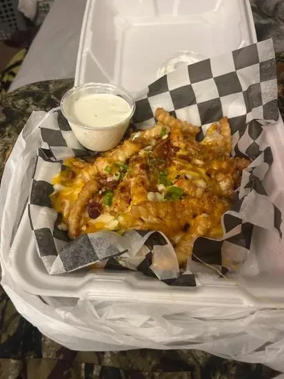 Loaded Cheese Fries with Bacon