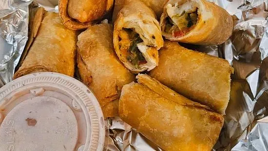 Santa Fe Chicken Egg Rolls