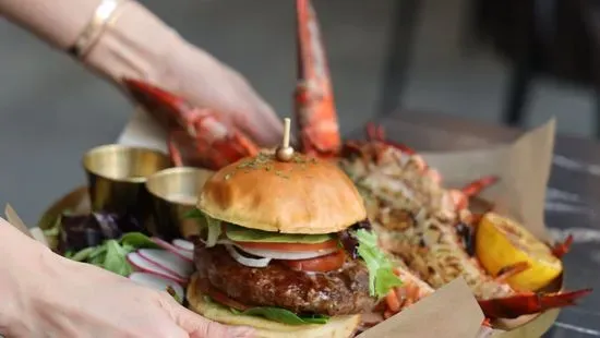 Lobster & Wagyu Burger