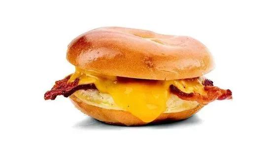 Plain Bagel Bacon Sandwich