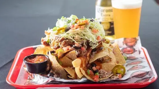 BBQ Nachos with Your Choice of Meat