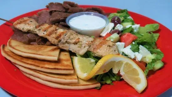 Gyro & Chicken Combo Plate