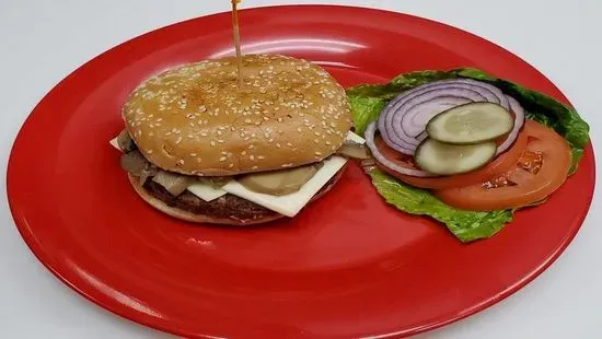 Swiss Mushroom Burger