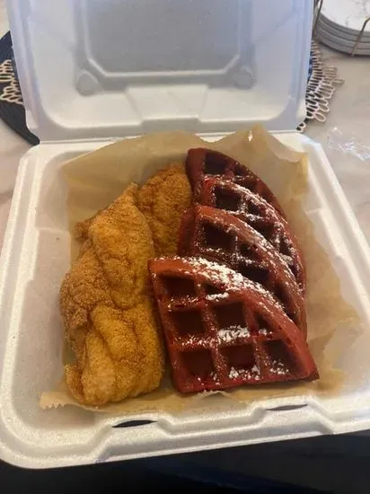 (2) Fried Catfish & Waffles 